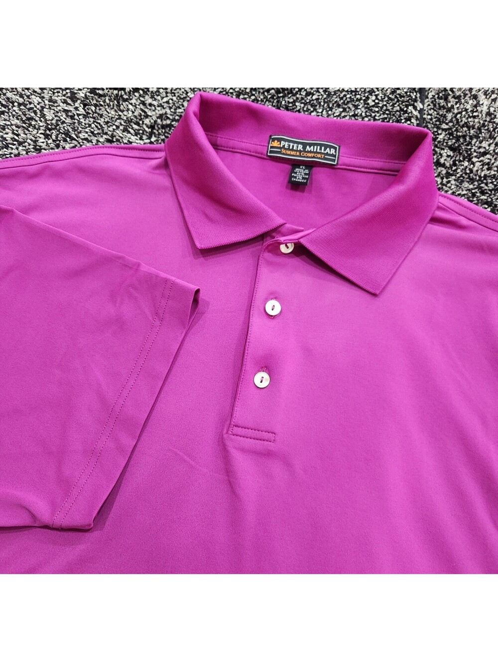 Peter Millar Summer Comfort Men XL Polo Shirt Performance Golf Short Sleeve